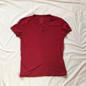 American Eagle slub Henley T-shirt